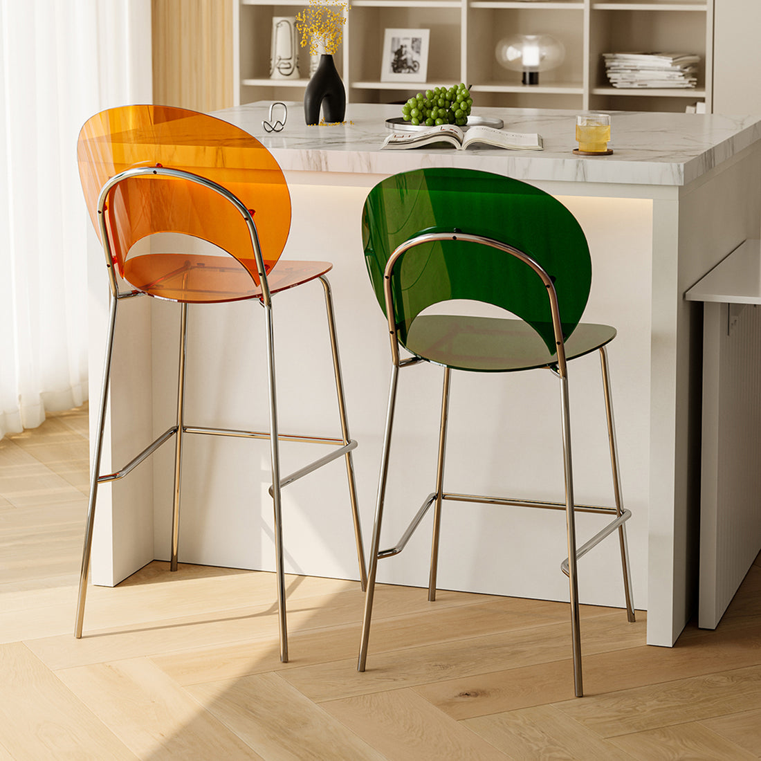 SSL Modern The crescent-shaped Bar Stool